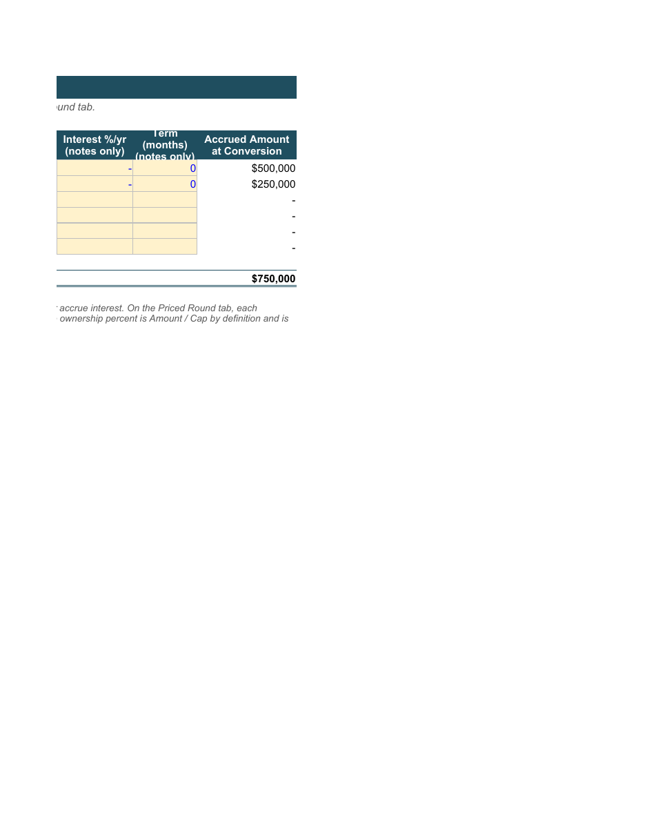 Cap Table and Dilution Calculator (SAFEs, Option Pool, Waterfall) preview 8